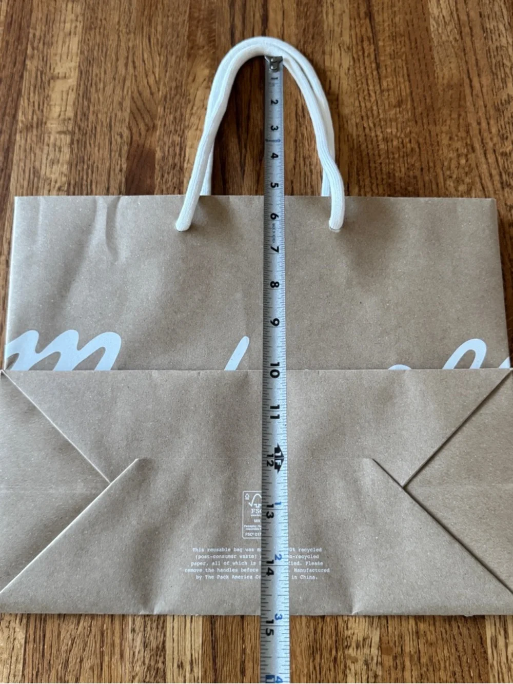 Madewell Signature Reusable Gift Bag